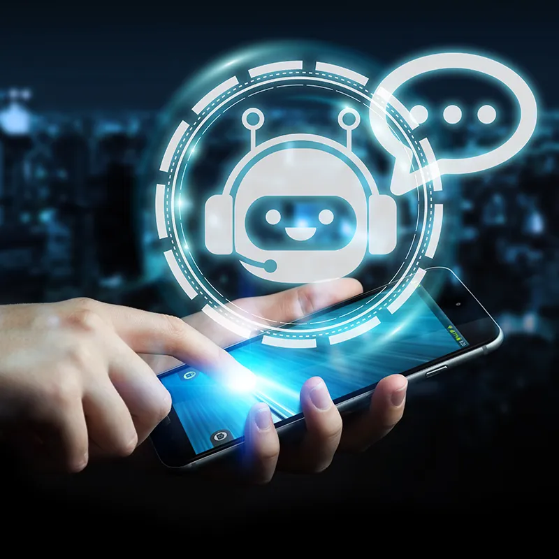 Holograma de chatbot