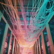 futuristic technology glows mult