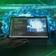 Desenvolvimento de código em um notebook