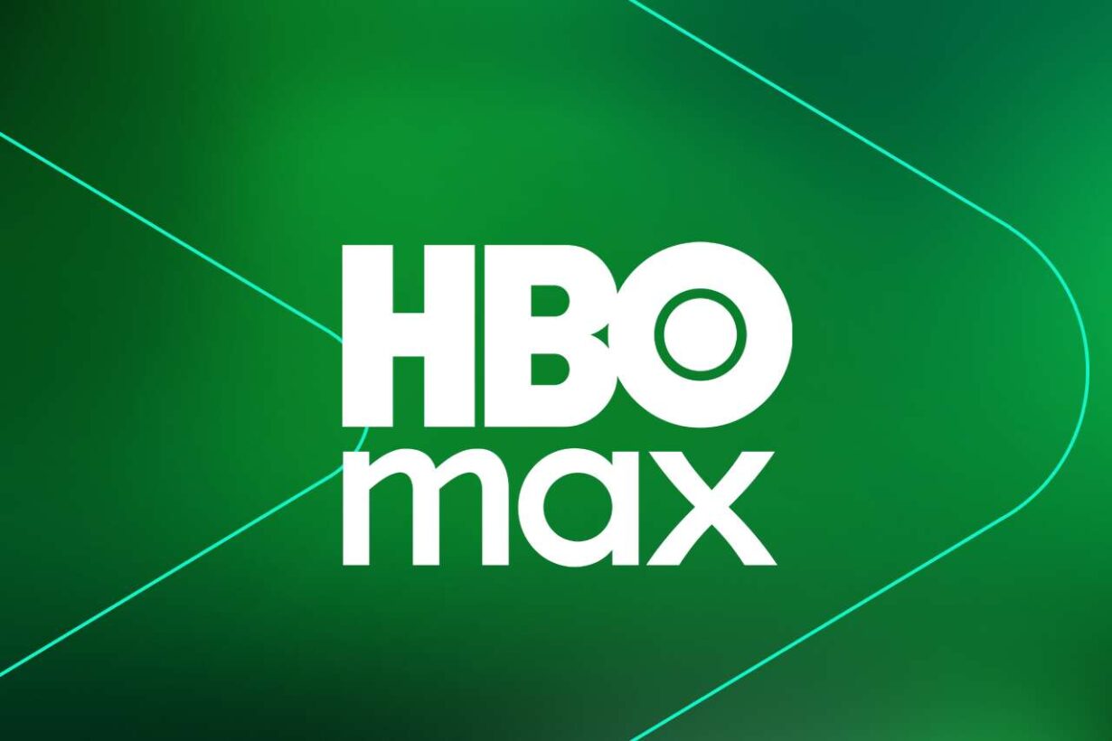 Logotipo da HBO Max em fundo verde